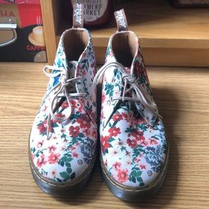 Floral Dr. Marten boot oxfords.